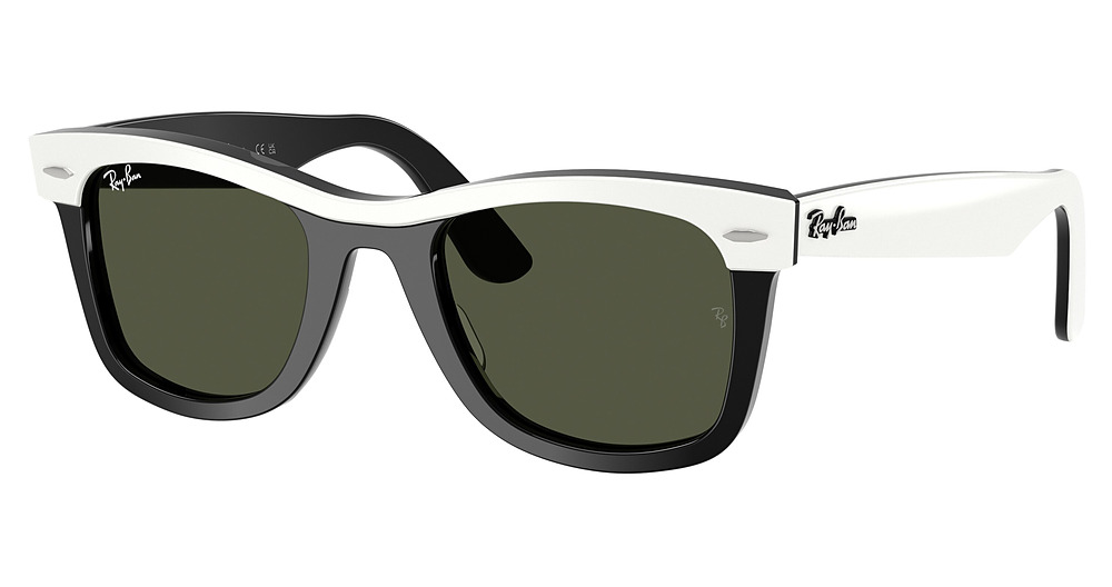 WHITE ON BLACK / GREEN