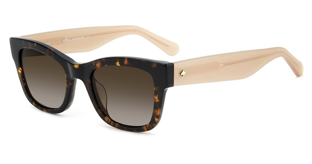 Kate Spade KS AIMEE/S cateye sunglasses in Havana/Brown Shaded