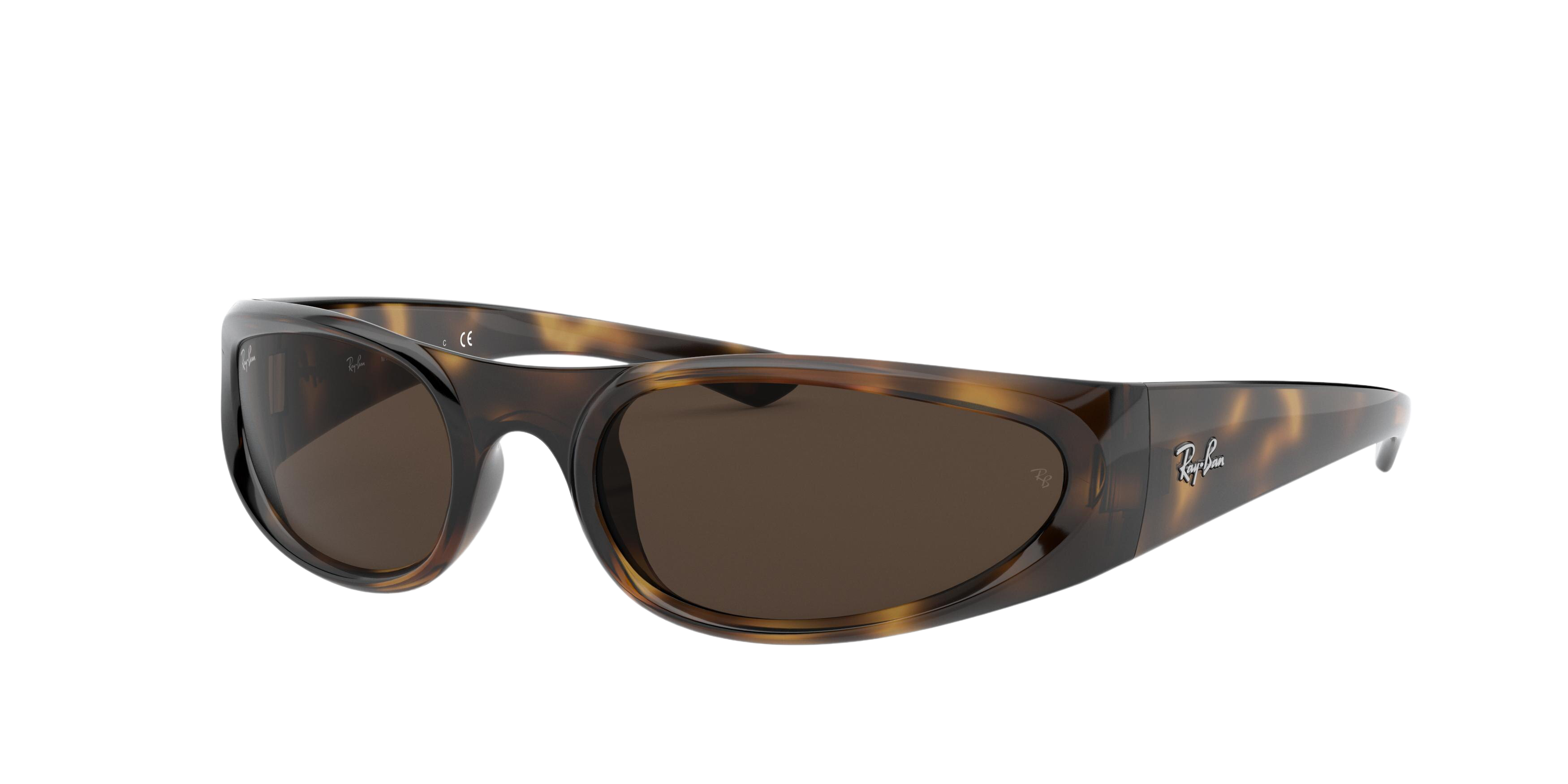 Ray-Ban RB4332 rectangle sunglasses in Havana