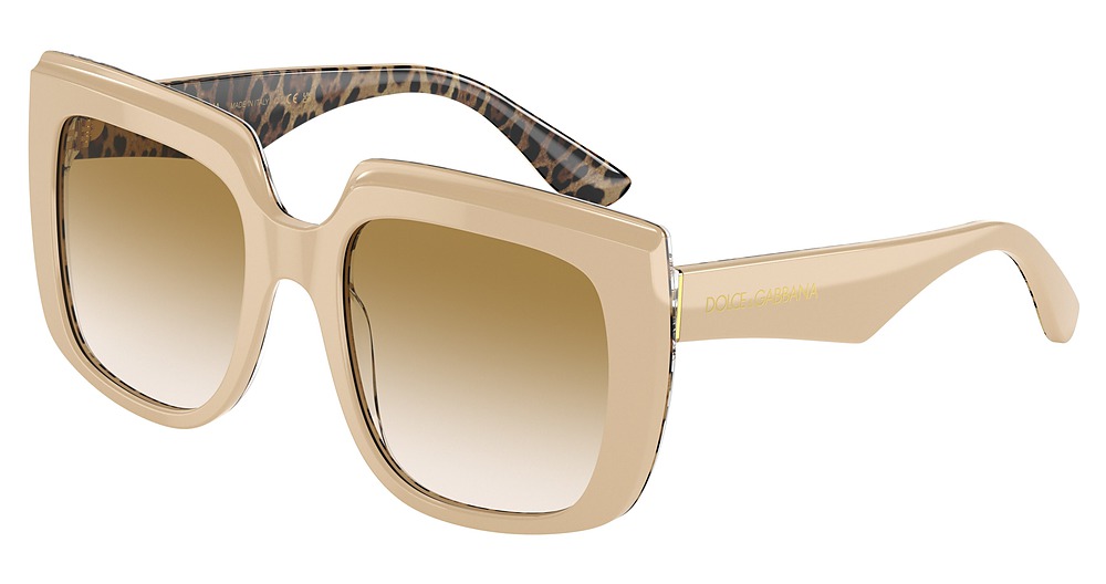 WHITE LEO / GRADIENT LIGHT BROWN