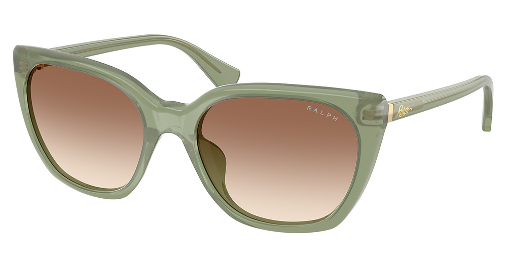 SHINY MILKY GREEN / LIGHT BROWN GRADIENT