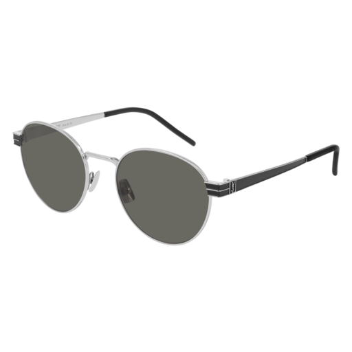 Saint Laurent SL M62 aviator sunglasses in Silver