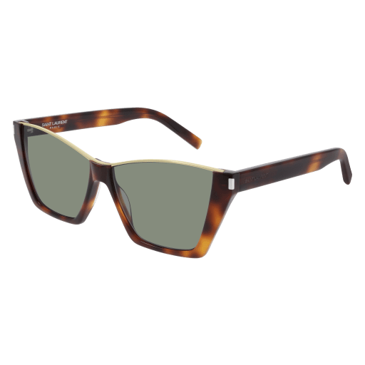 Saint Laurent SL 369 KATE cateye sunglasses in Havana Havana Green/Nylon