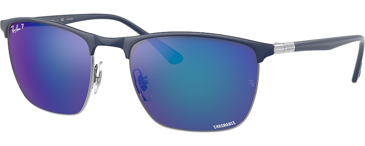 BLUE ON GUNMETAL / POLAR MIRROR BLUE