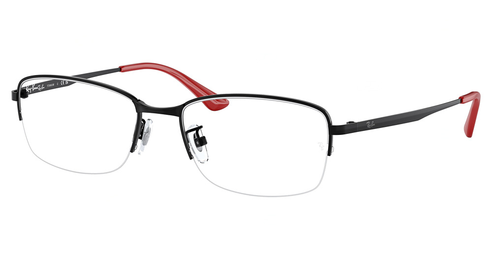 Ray-Ban RX8774D rectangle eyeglasses in Black