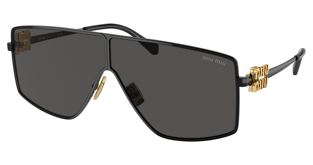 Miu Miu MU 51ZS sunglasses in Black/Dark Grey