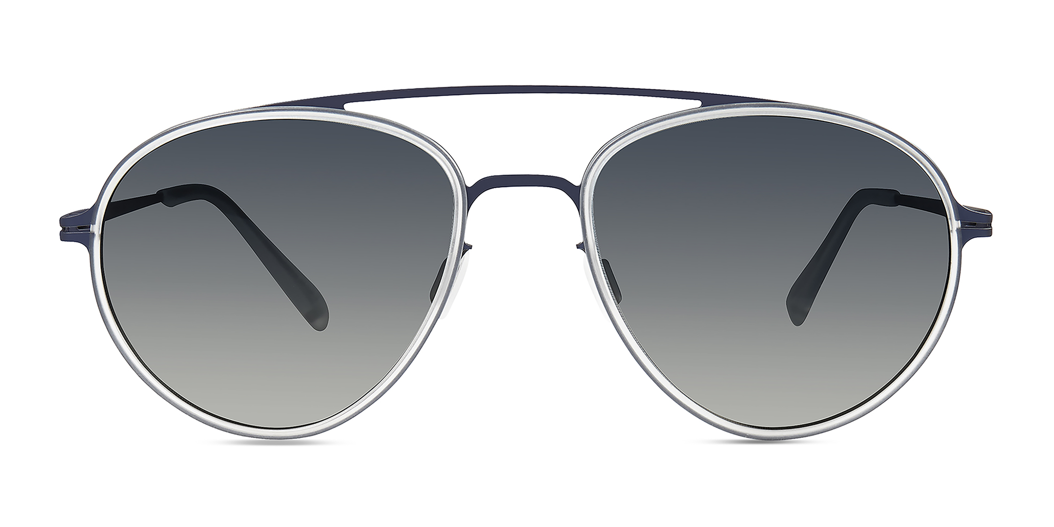 Modo 680 aviator sunglasses in Crystal/Blue