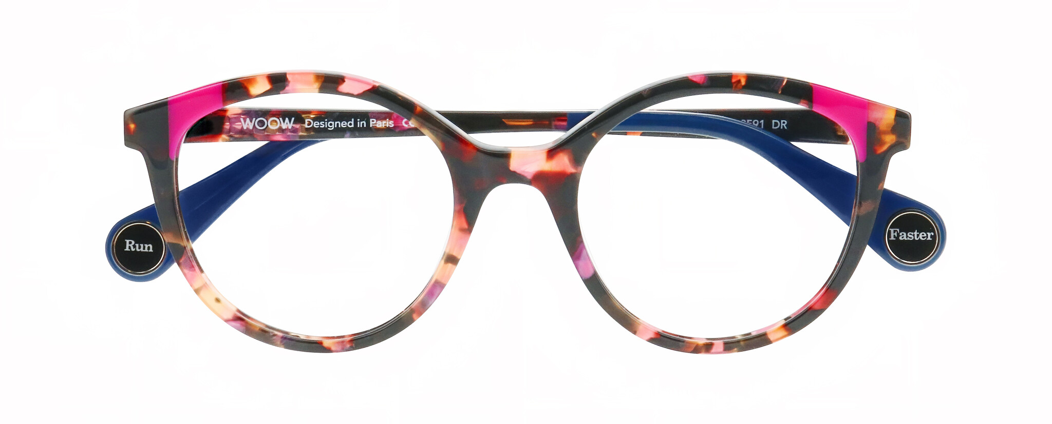 AMBER FUSHIA TORTOISE