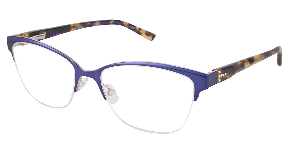 indigo blue gold