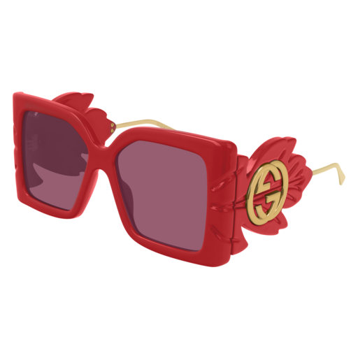 Gucci GG0535S rectangle sunglasses in Red