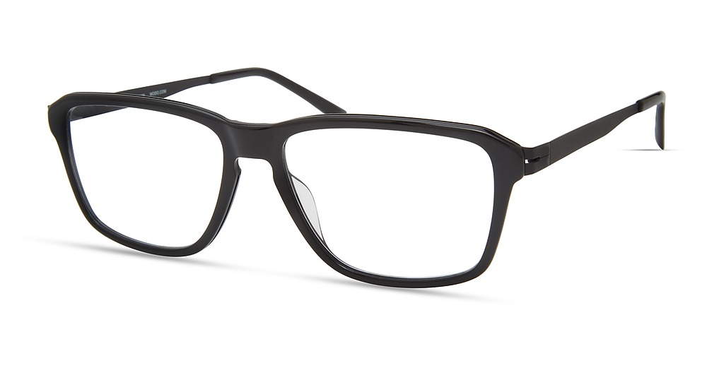 Modo 4555 rectangle eyeglasses in Black