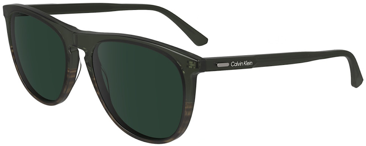 GREEN/STRIPED BROWN