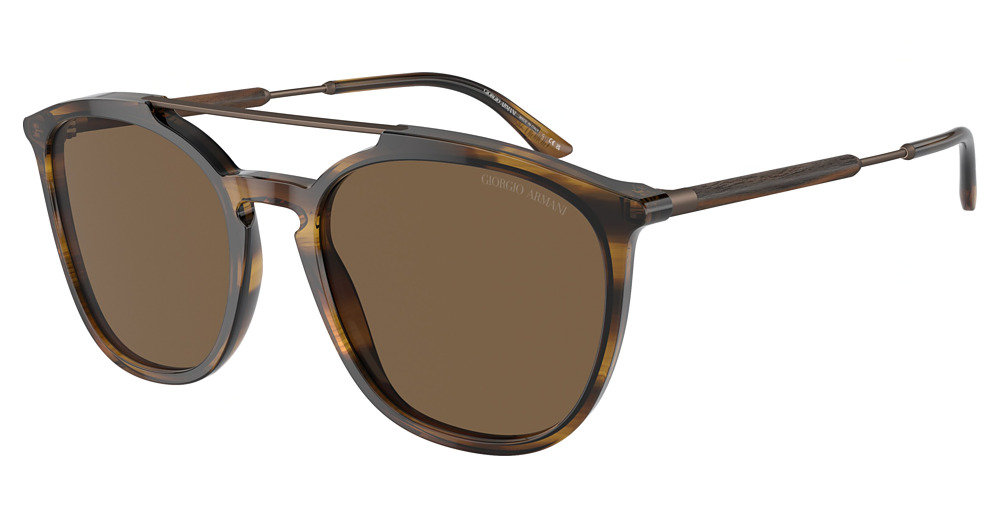 STRIPED BROWN / DARK BROWN