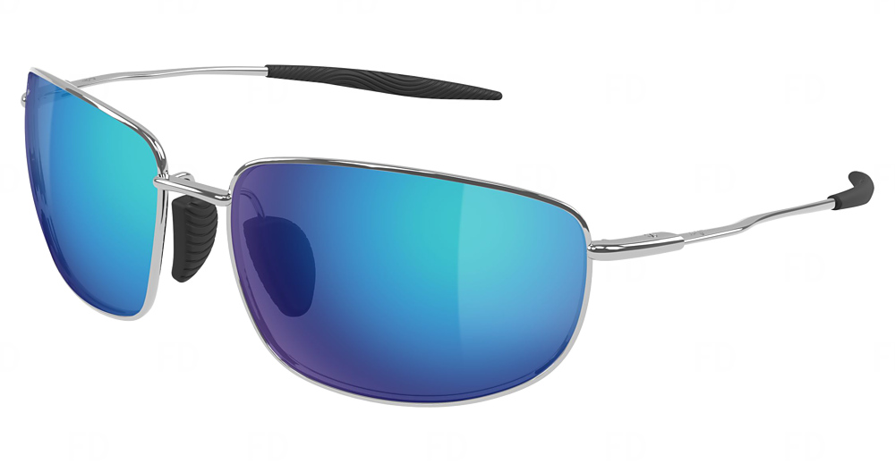 Shiny Silver / Blue Hawaii