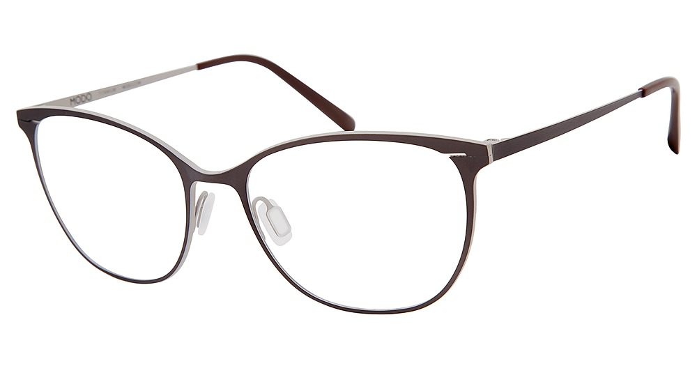Modo 4232 round eyeglasses in Dark Brown