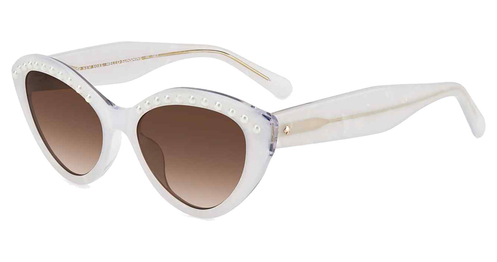 WHITE / BROWN SHADED