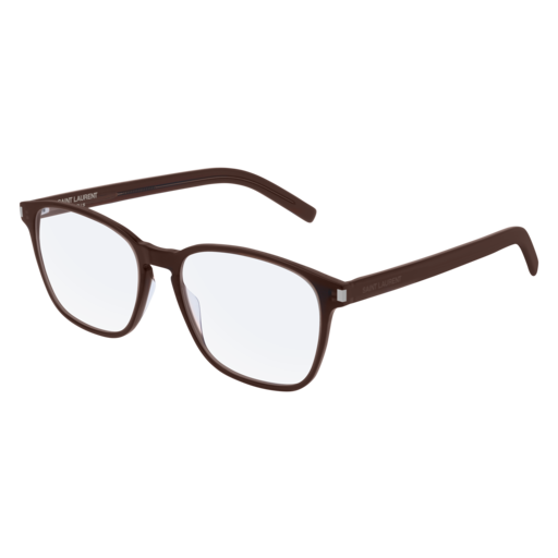 Saint Laurent SL 186-B SLIM round sunglasses in Brown