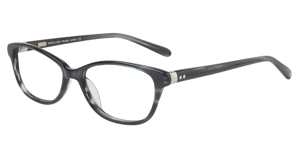 Modo 6517 round eyeglasses in Black Blue