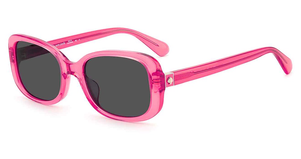 Kate Spade DIONNA/S rectangle sunglasses in Pink/Grey