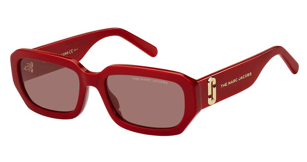 Marc Jacobs MARC 614/S rectangle sunglasses in Red/Burgundy