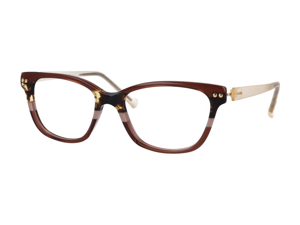 iGreen IGV04.07 cateye eyeglasses in Caramel/Havana Stripe