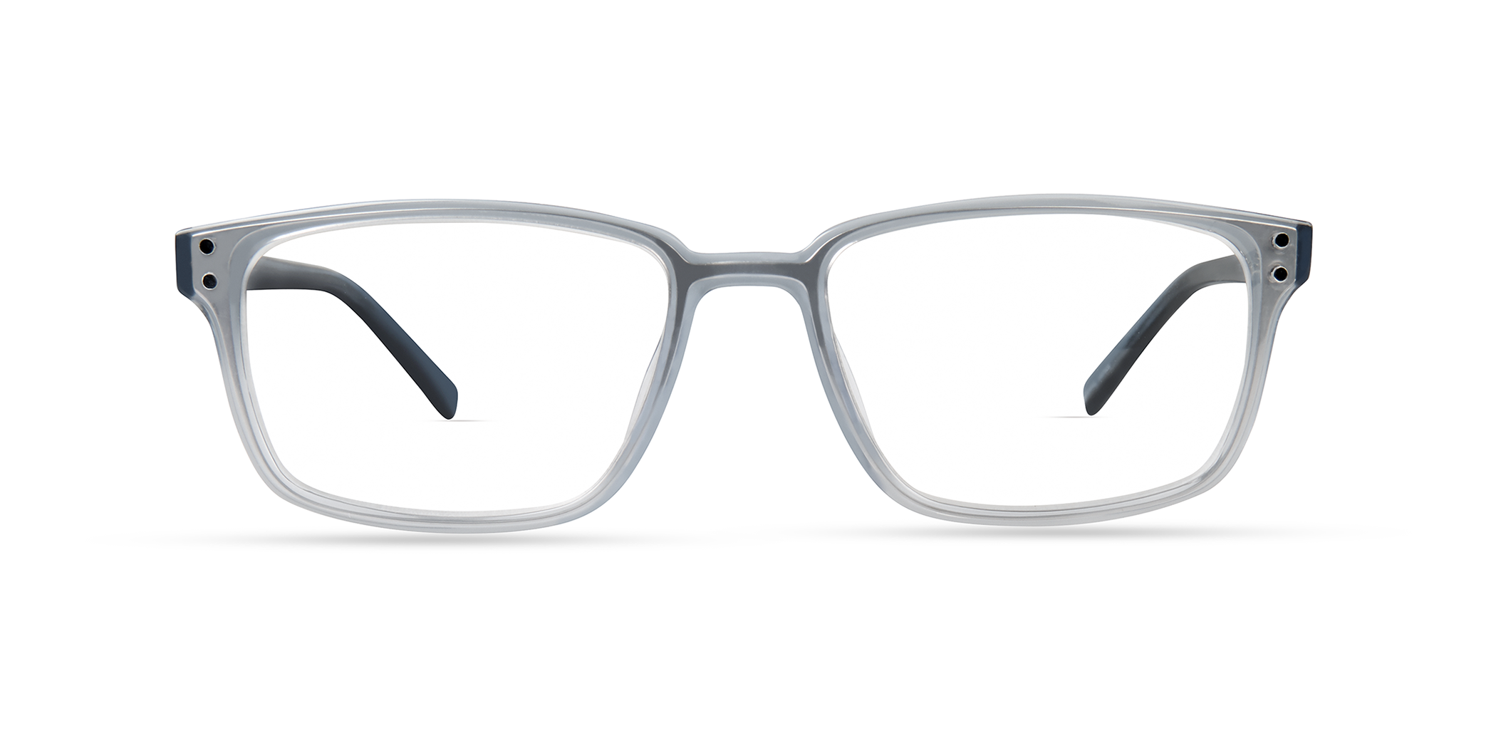 Modo 6604 rectangle eyeglasses in Silver/Ice Blue