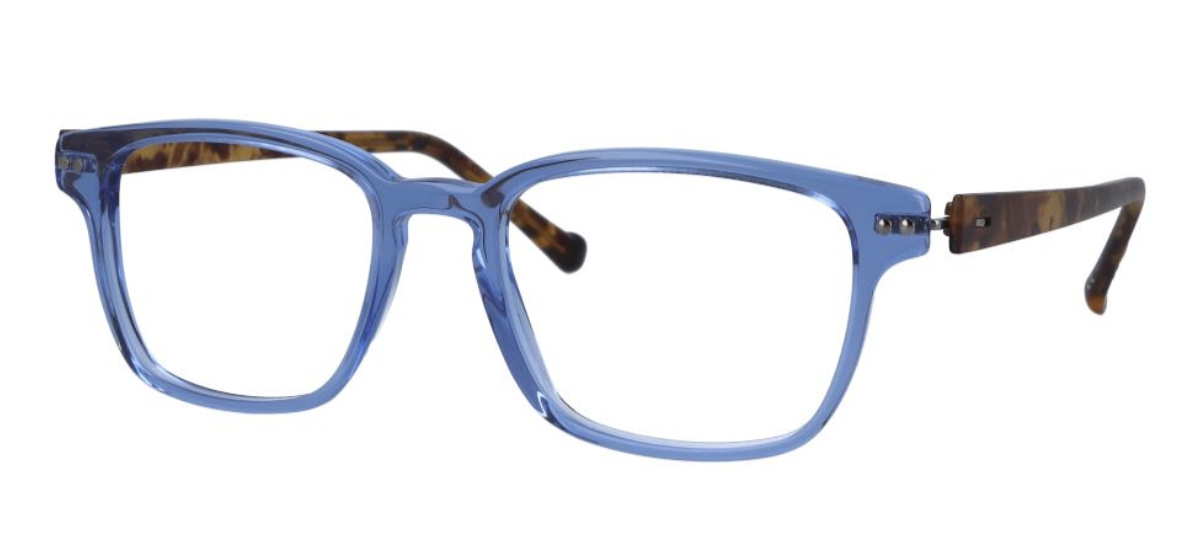 TRANSPARENT BLUE/ MATT TORTOISE