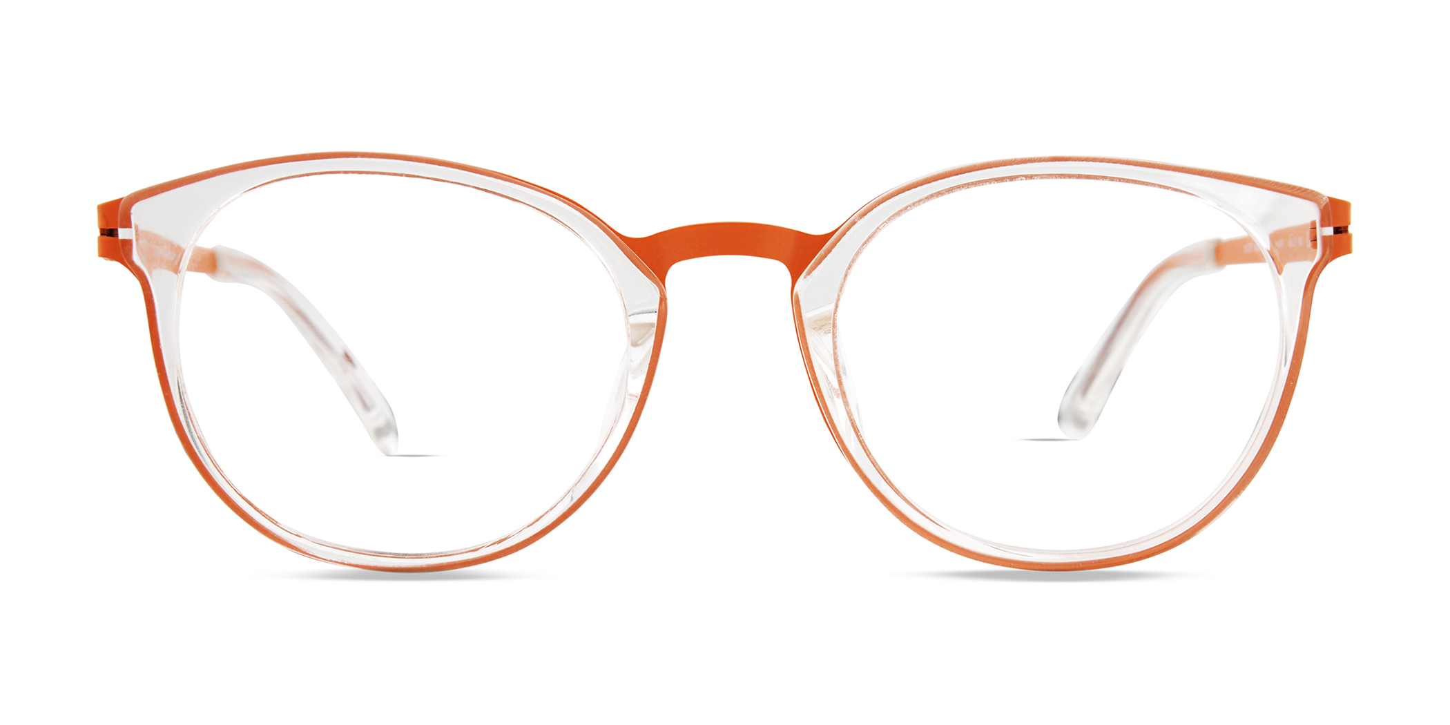 Modo 4509 cateye eyeglasses in Orange Neon Crystal