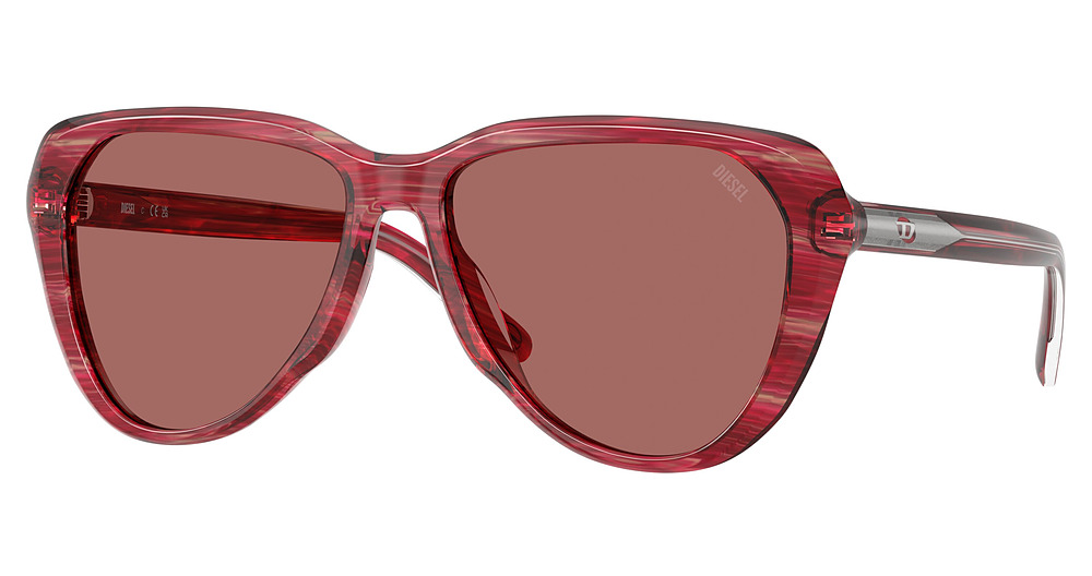 STRIATED RED / DARK VIOLET