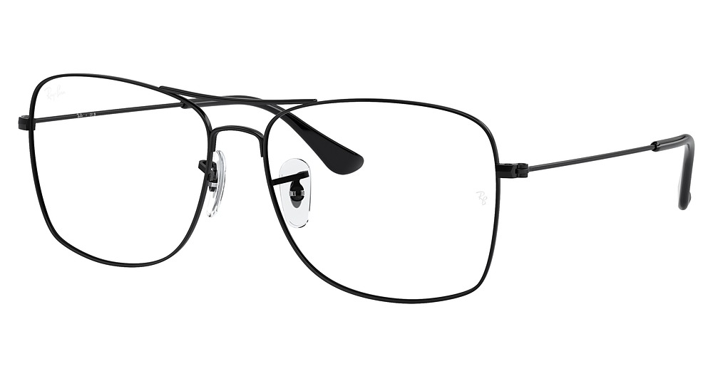 Ray-Ban RX6498 aviator eyeglasses in Black