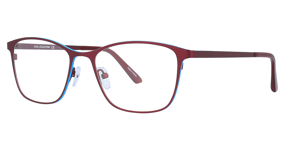 Satin Burgundy & Blue