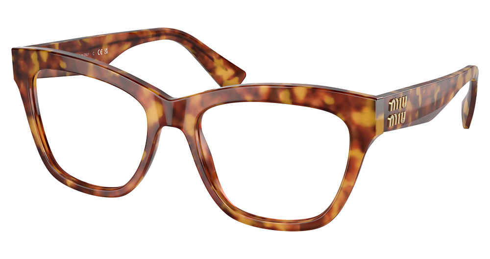 Miu Miu MU 03UV cateye eyeglasses in Havana Light