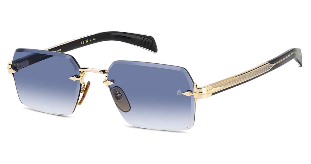 GOLD BLCK_ / DK BLUE SHADED