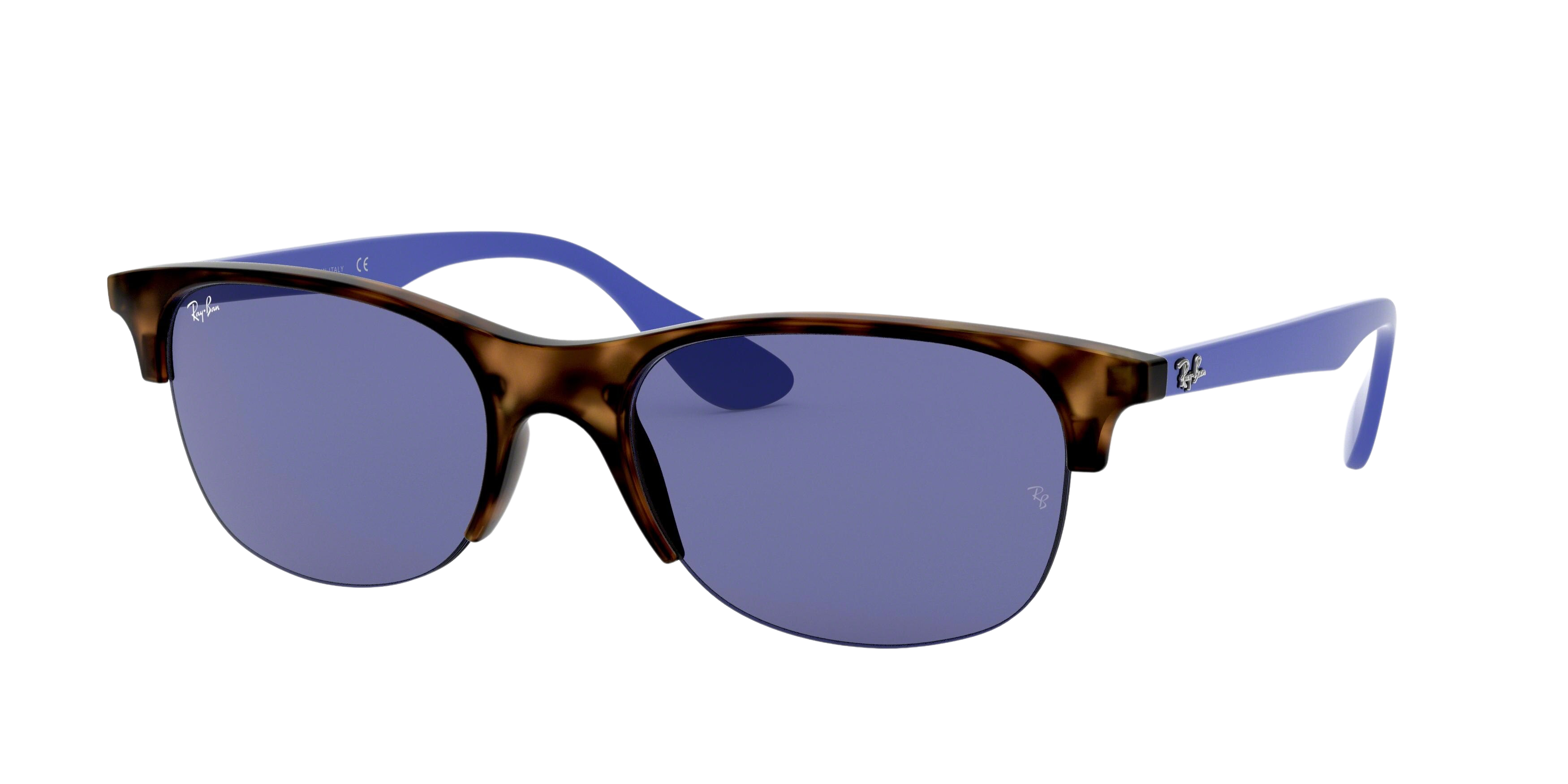 Ray-Ban RB4419 square sunglasses in Rubber Havana