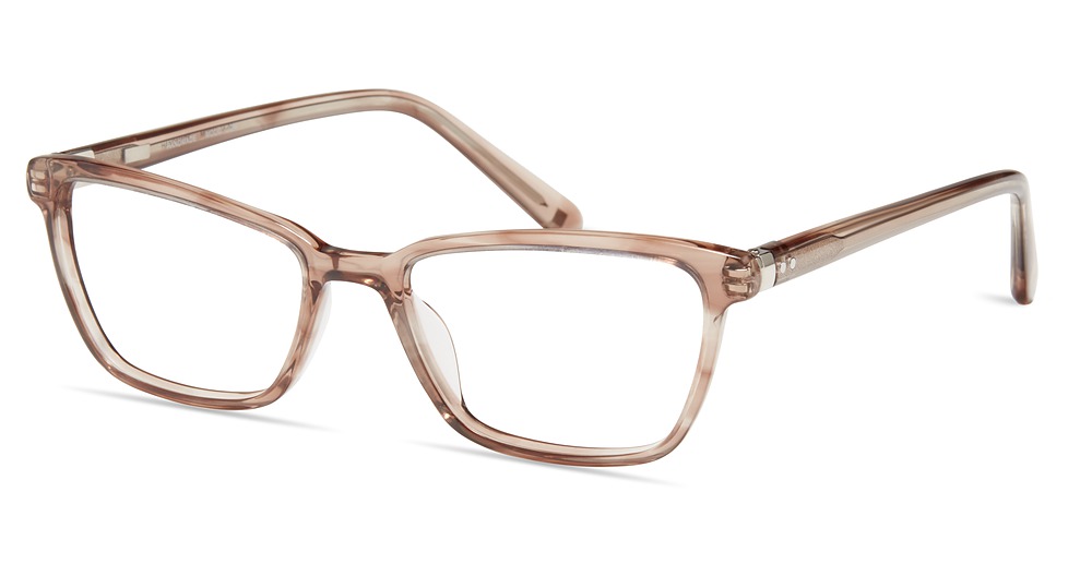 Modo 6535 round eyeglasses in Brown Melange