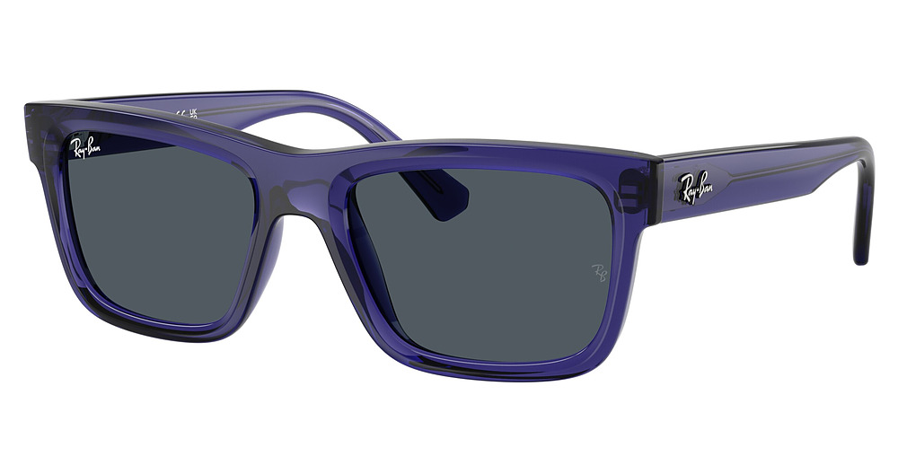 Ray-Ban RJ9196S sunglasses in Transparent Violet/Dark Grey
