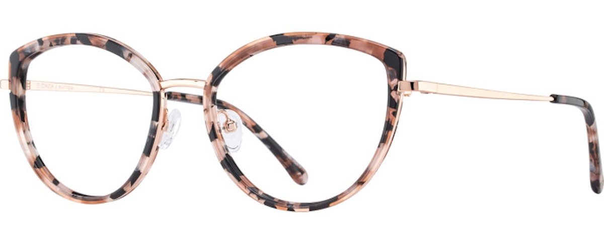 Mauve Tortoise / Rose Gold