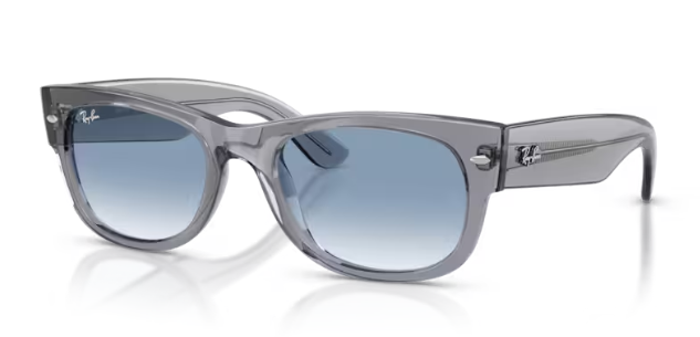 TRANSAPRENT GREY / CLEAR GRADIENT BLUE