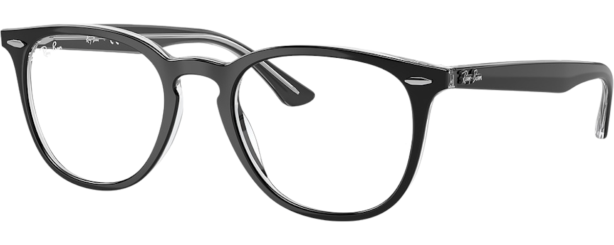 BLACK ON TRANSPARENT