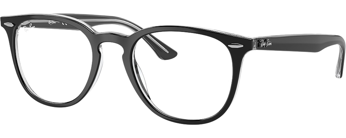 BLACK ON TRANSPARENT
