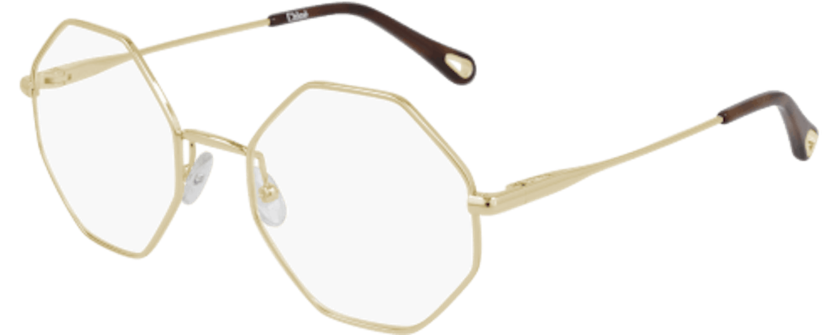 メガネ Chloe Chloe - CH0022O - 012 burgundy gold transpa Chloé / CH0022O / BURGUNDY-GOLD-TRANSPARENT - Shop Glasses