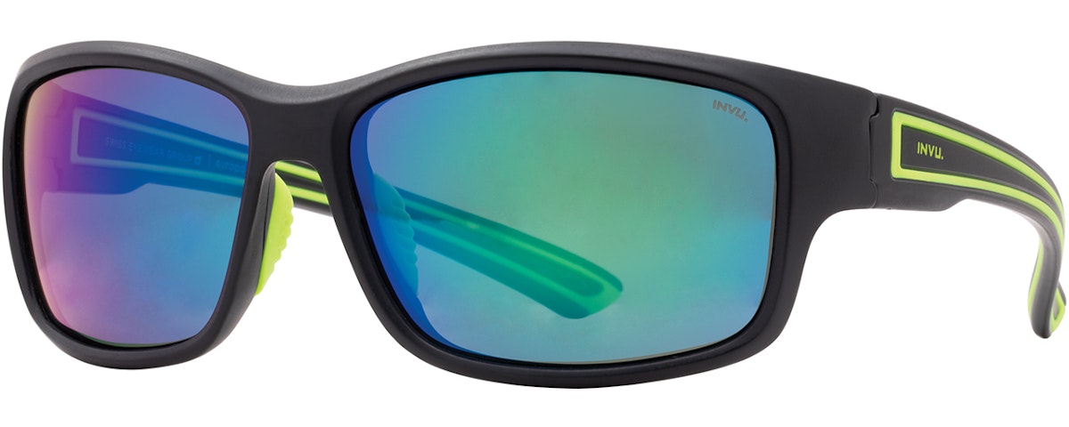 Black / Lime / Mirror Green