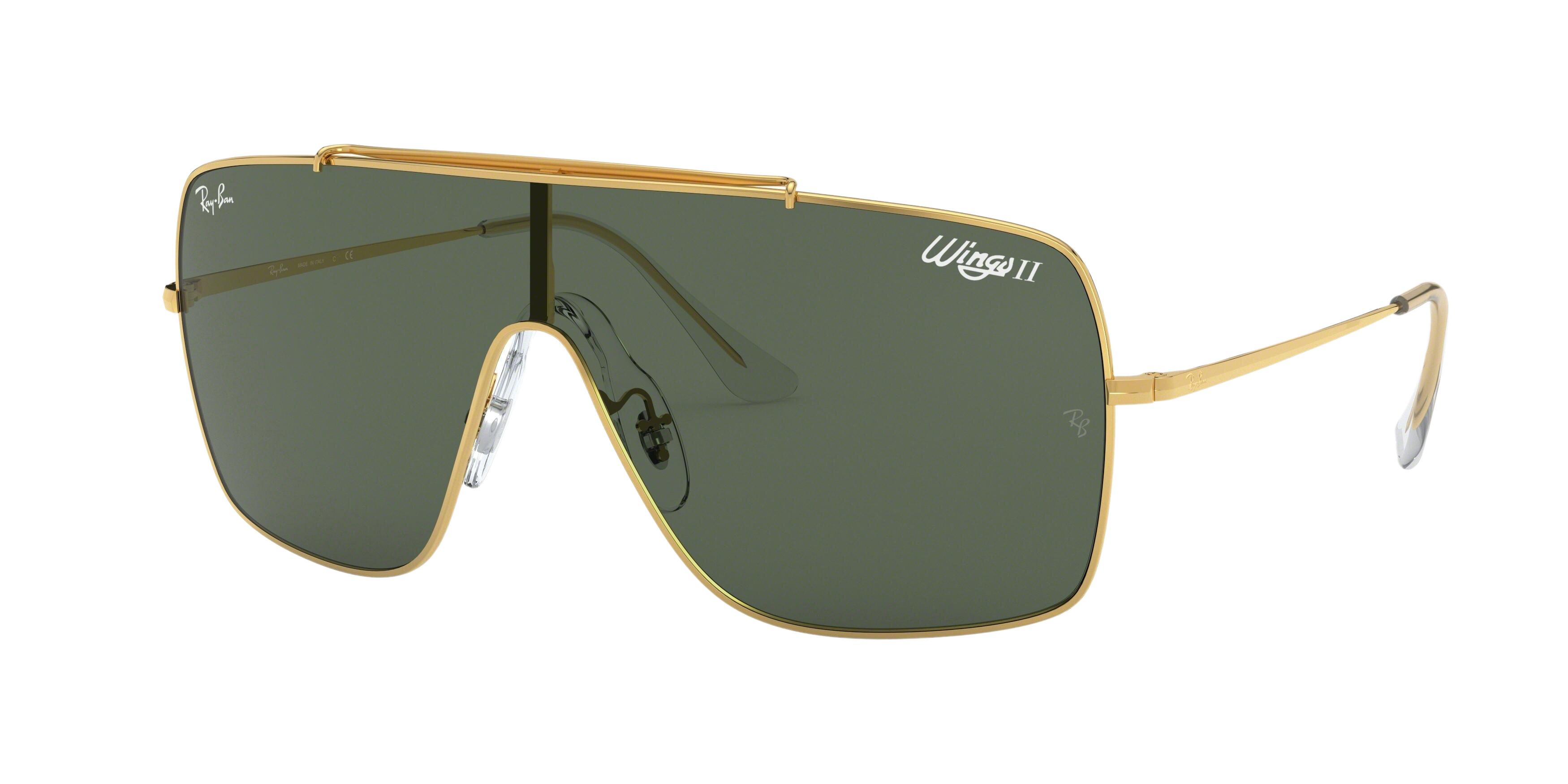 Ray-Ban RB3697 square sunglasses in Gold
