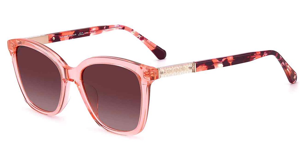 Kate Spade REENA/S rectangle sunglasses in Pink/Burgundy Shaded
