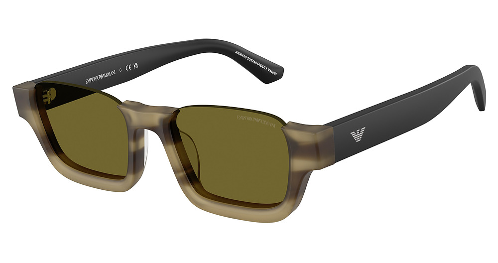MATTE STRIPED HAVANA GRE / GREEN