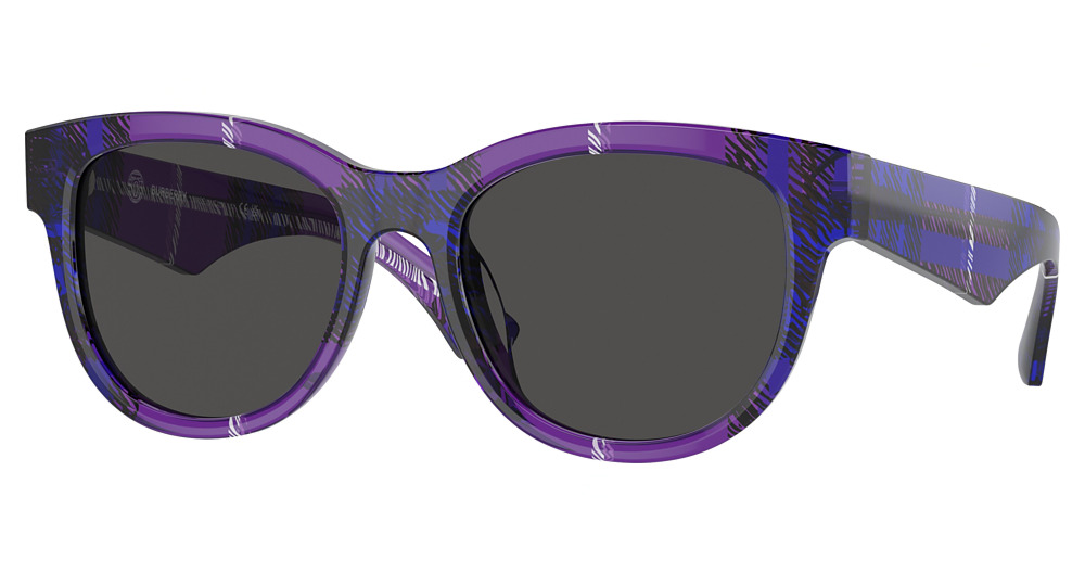 CHECK VIOLET / DARK GREY
