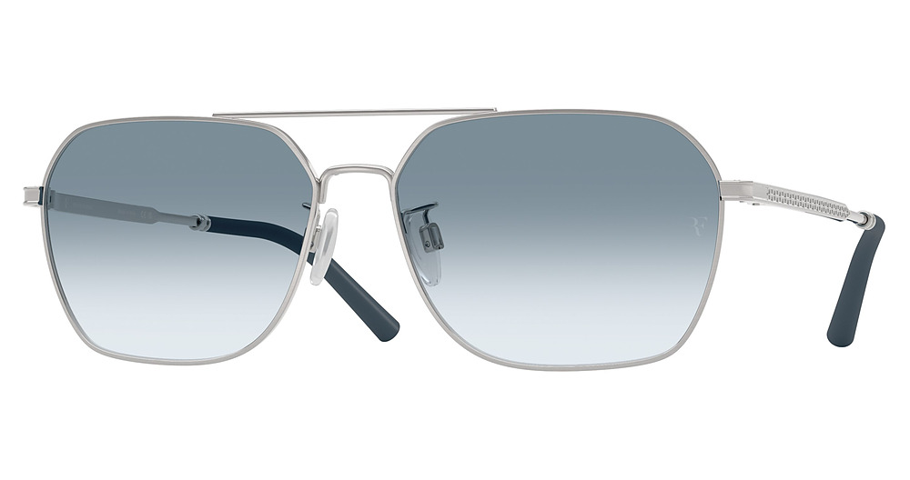 BRUSHED SILVER / SKY GRADIENT WASH TO DARK