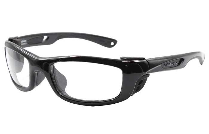 Shiny Black / Clear Anti-Fog