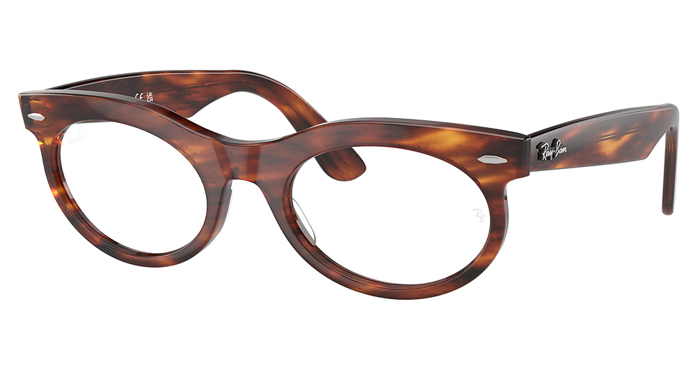 Ray-Ban RX2242V WAYFARER OVAL eyeglasses in Striped Havana