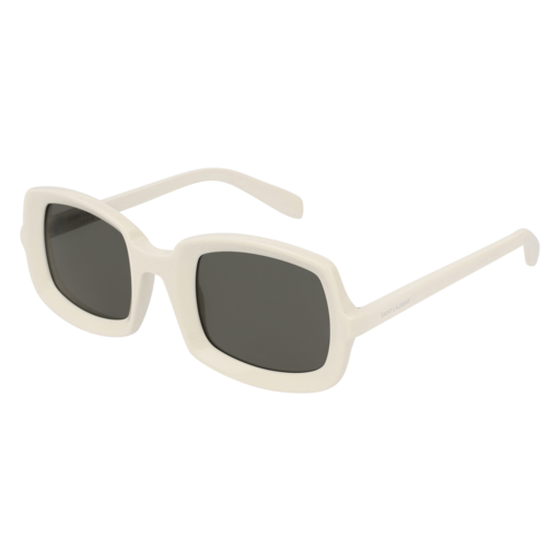 Saint Laurent SL 245 rectangle sunglasses in Ivory